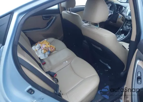 2013 Hyundai Elantra Limited from USA, damaged, VIN KMHDH4AE9DU595498